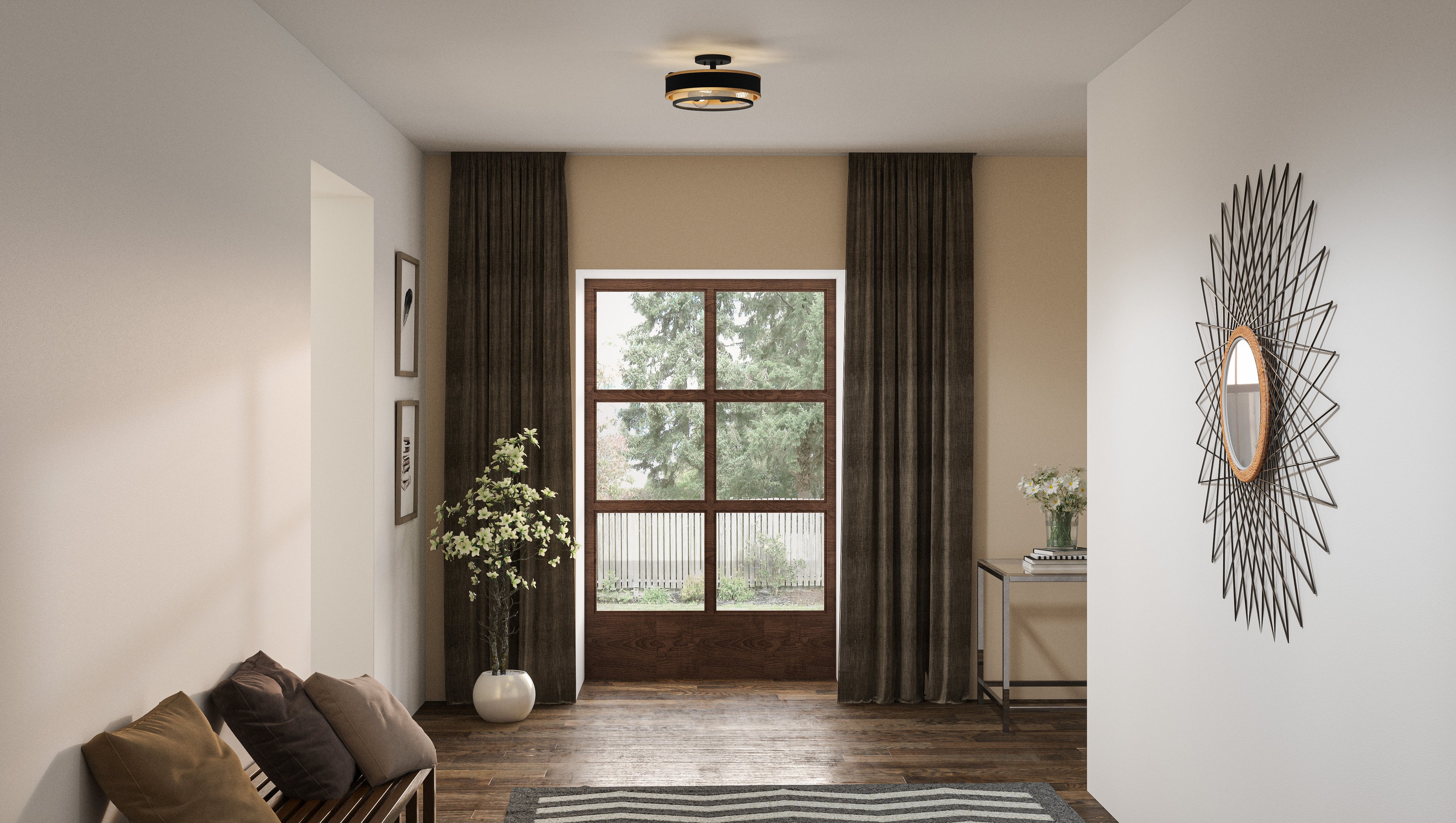 Lockwood Semi-Flush