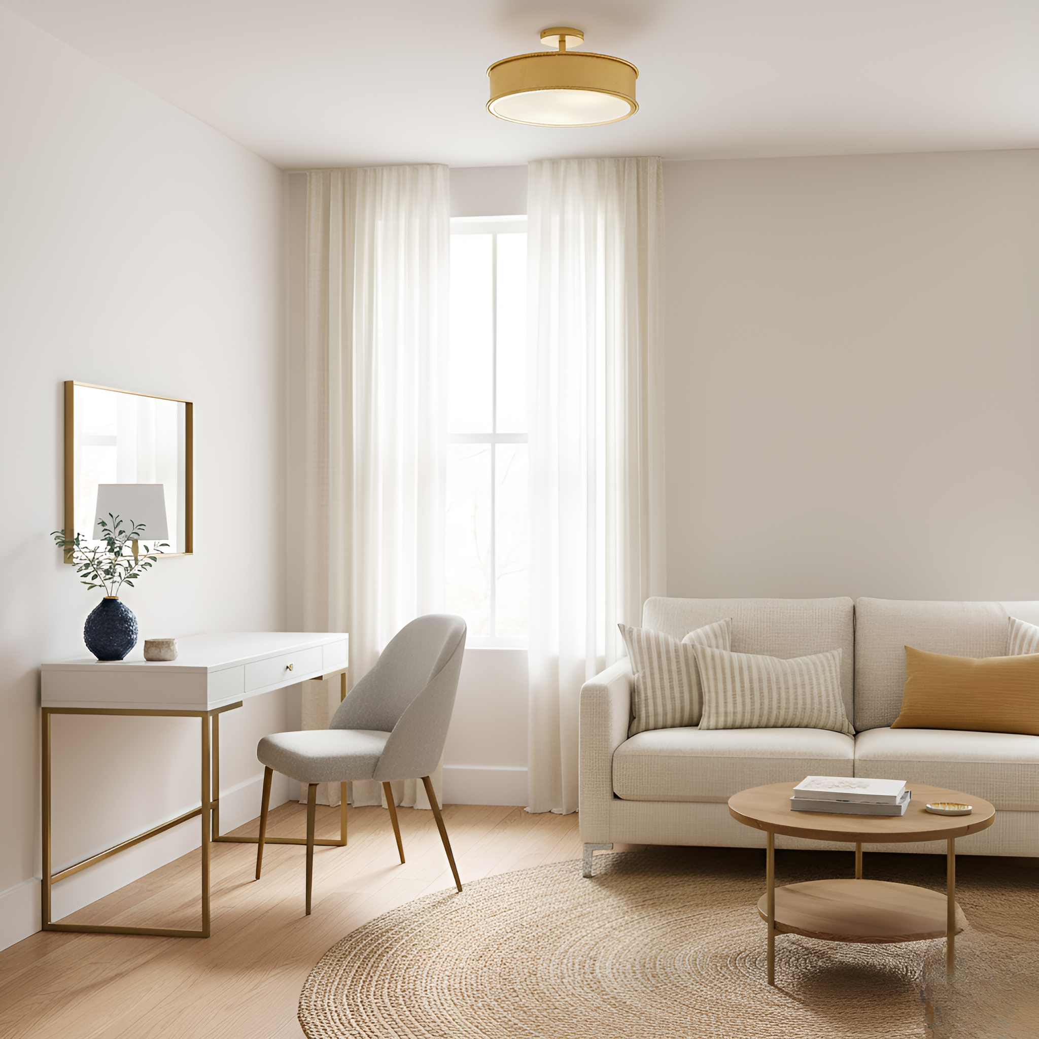 Mara Semi-Flush Mount
