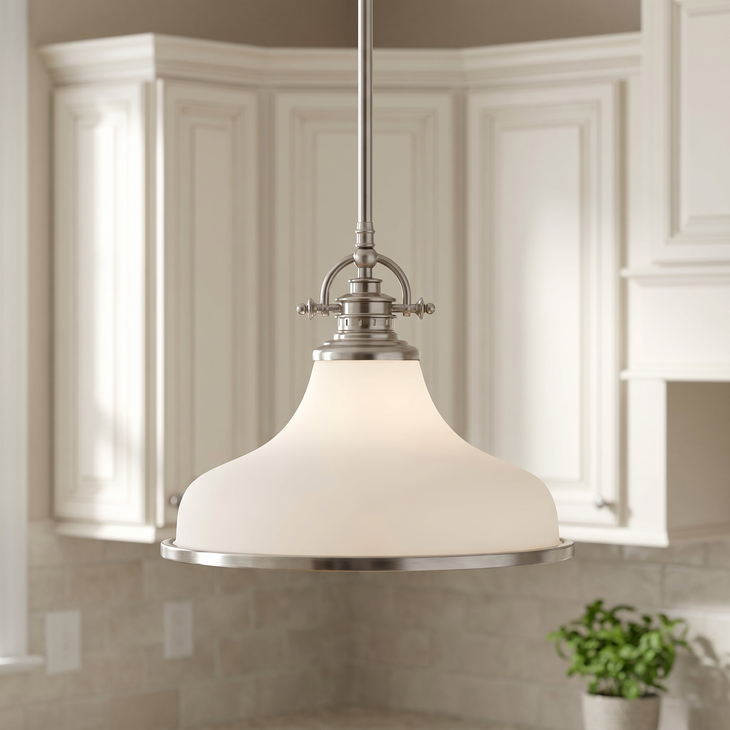 Quoizel Grant Pendant with Opal Etched Glass