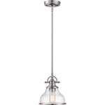 Grant Mini Pendant with Clear Seeded Glass