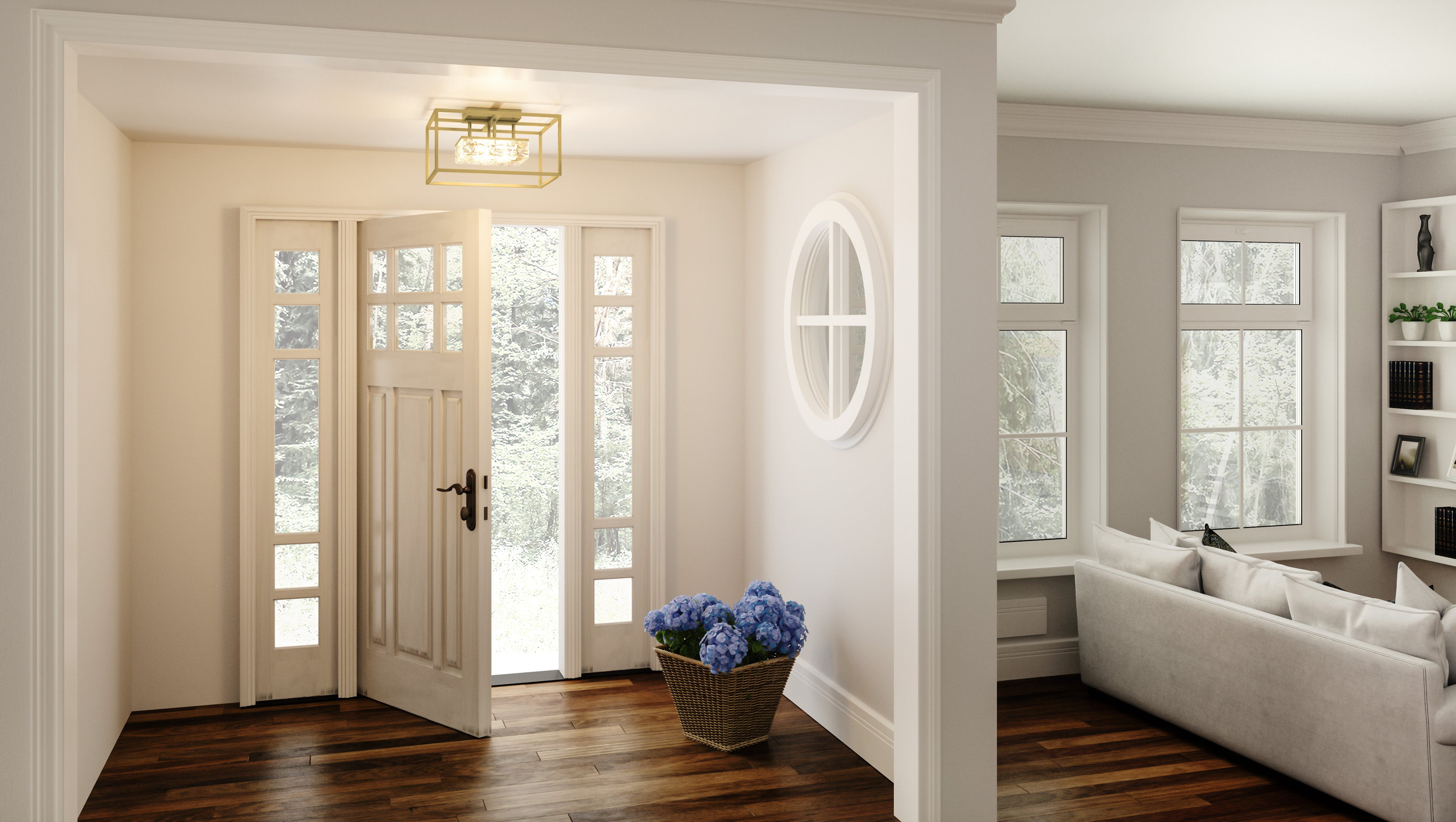Dazzle Semi-Flush Mount