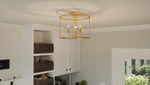 Abner Semi-Flush
