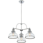 Grant Chandelier with Clear Seeded Glass