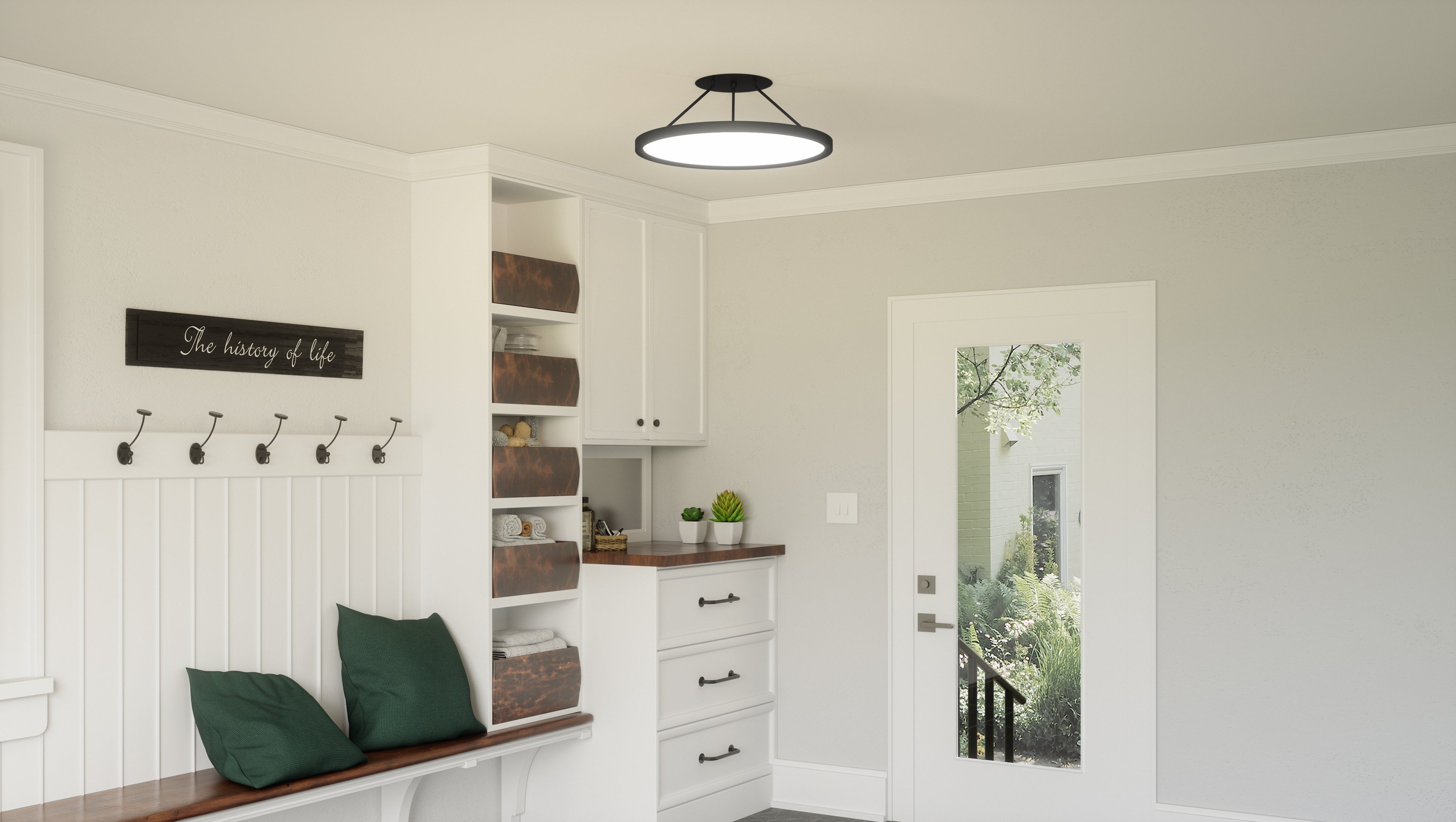 Outskirts Semi-Flush