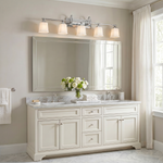 Nicholas Bath Light with Etched Glass