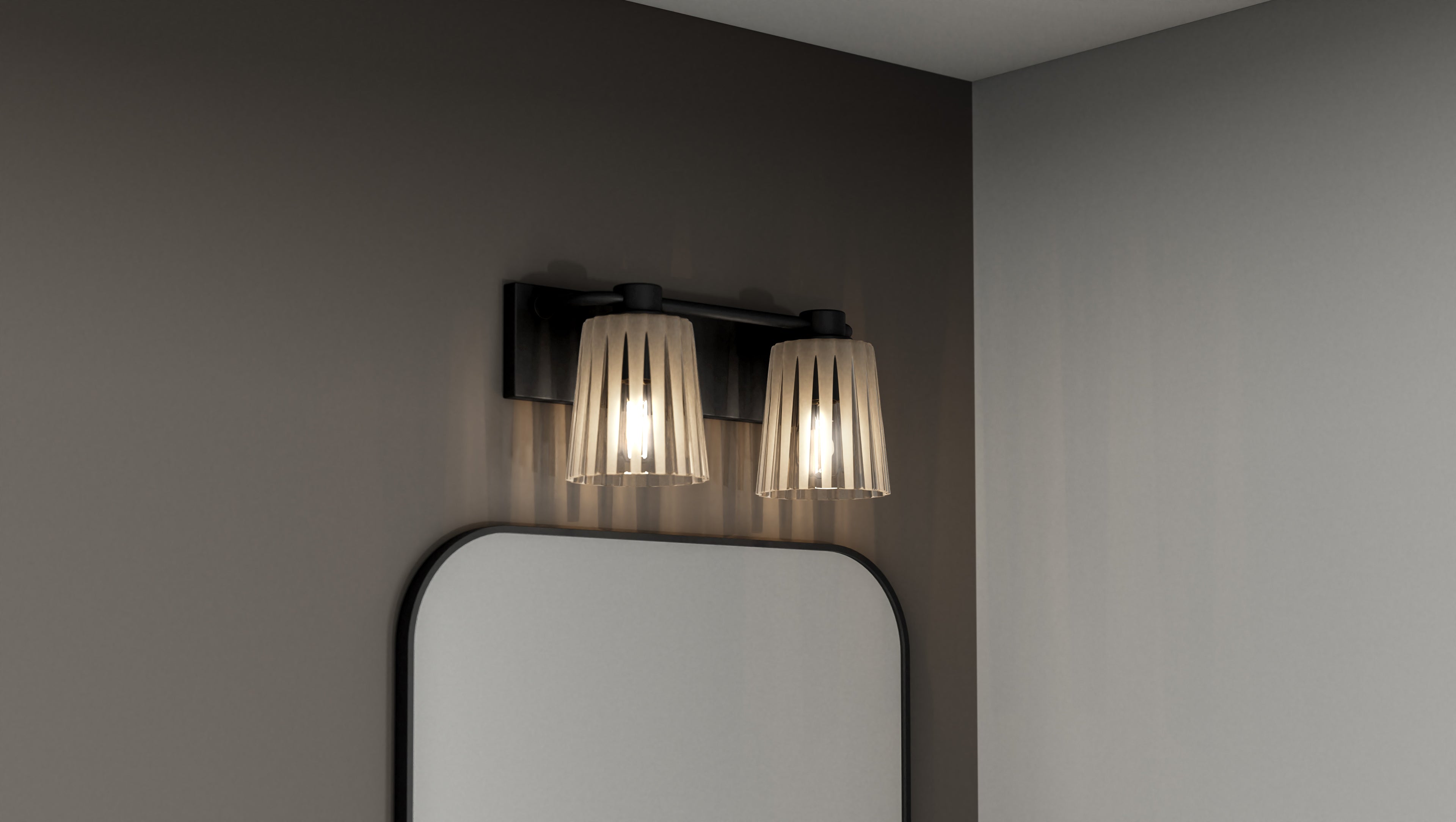 Gray Bath Light