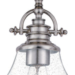 Grant Pendant with Clear Seeded Glass