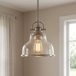 Grant Mini Pendant with Clear Seeded Glass