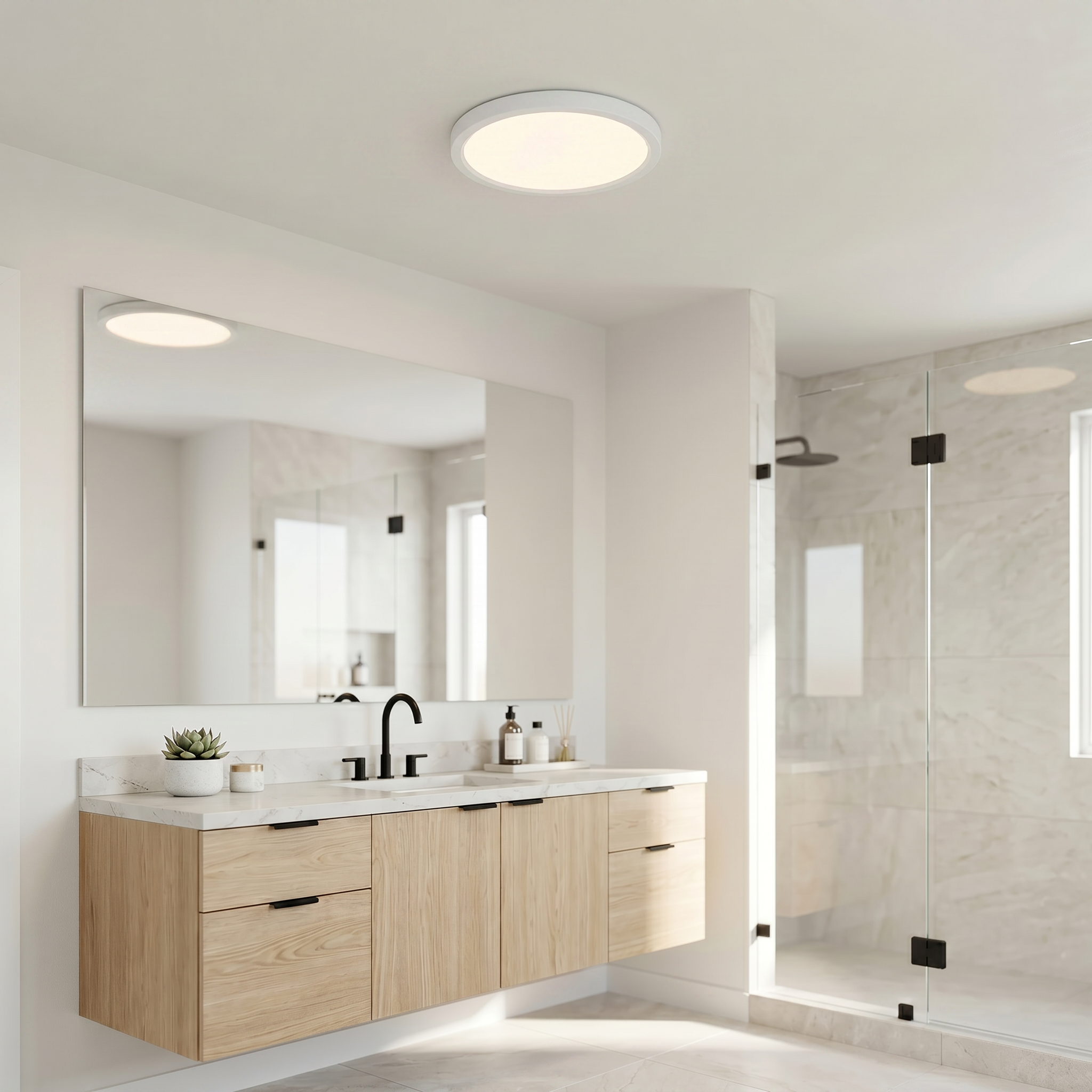 Outskirts Round Flush Mount