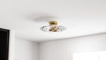 Indigo Flush Mount