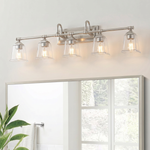 Nicholas Bath Light with Clear Glass