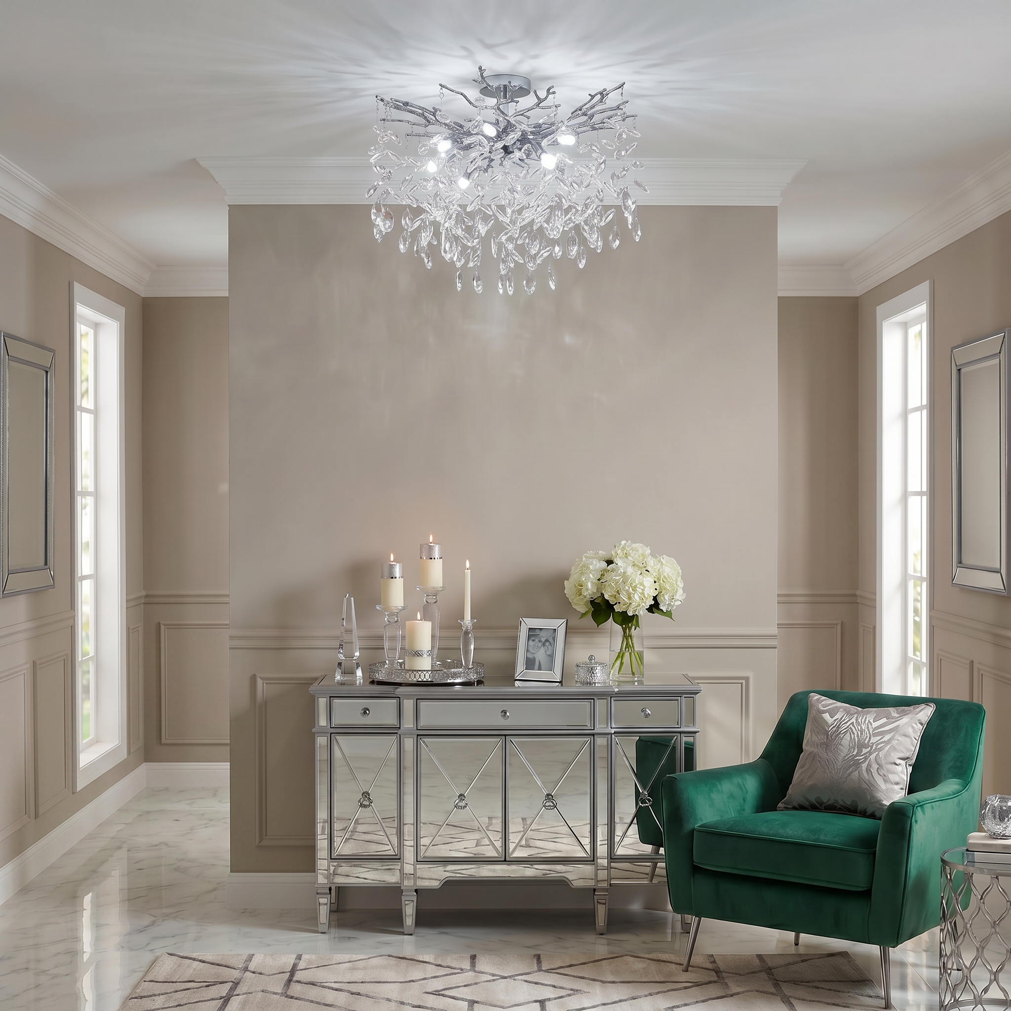 Isobel Convertible Semi-Flush Mount