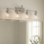 Nicholas Bath Light with Clear Glass