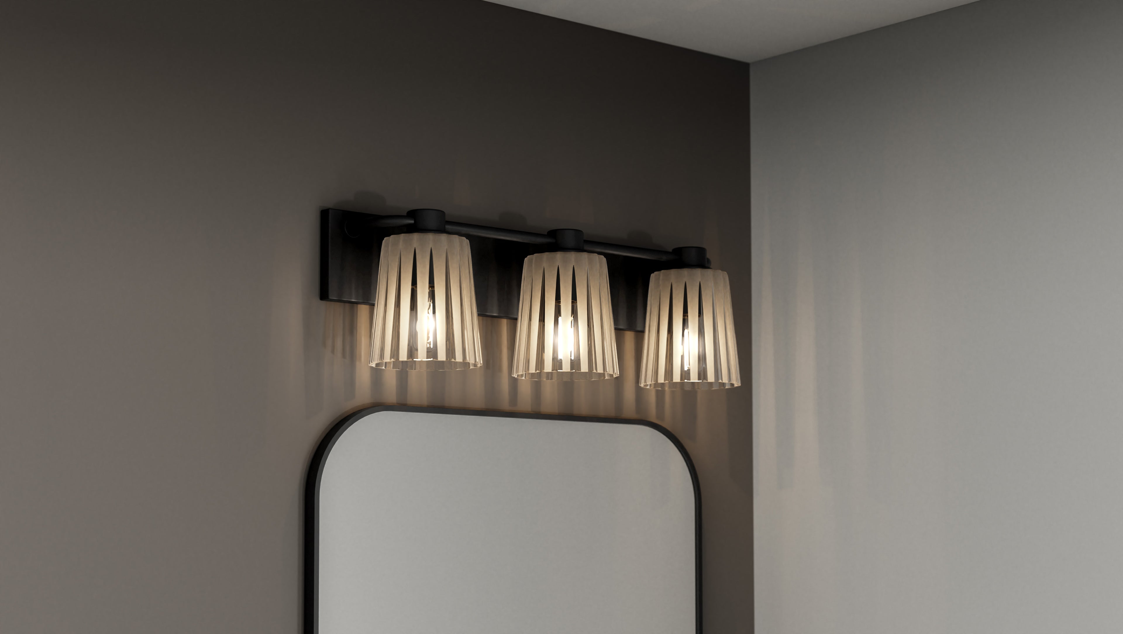 Gray Bath Light