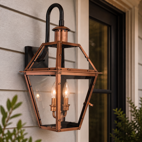 Rue De Royal Copper Wall Light