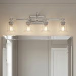 Nicholas Bath Light with Clear Glass