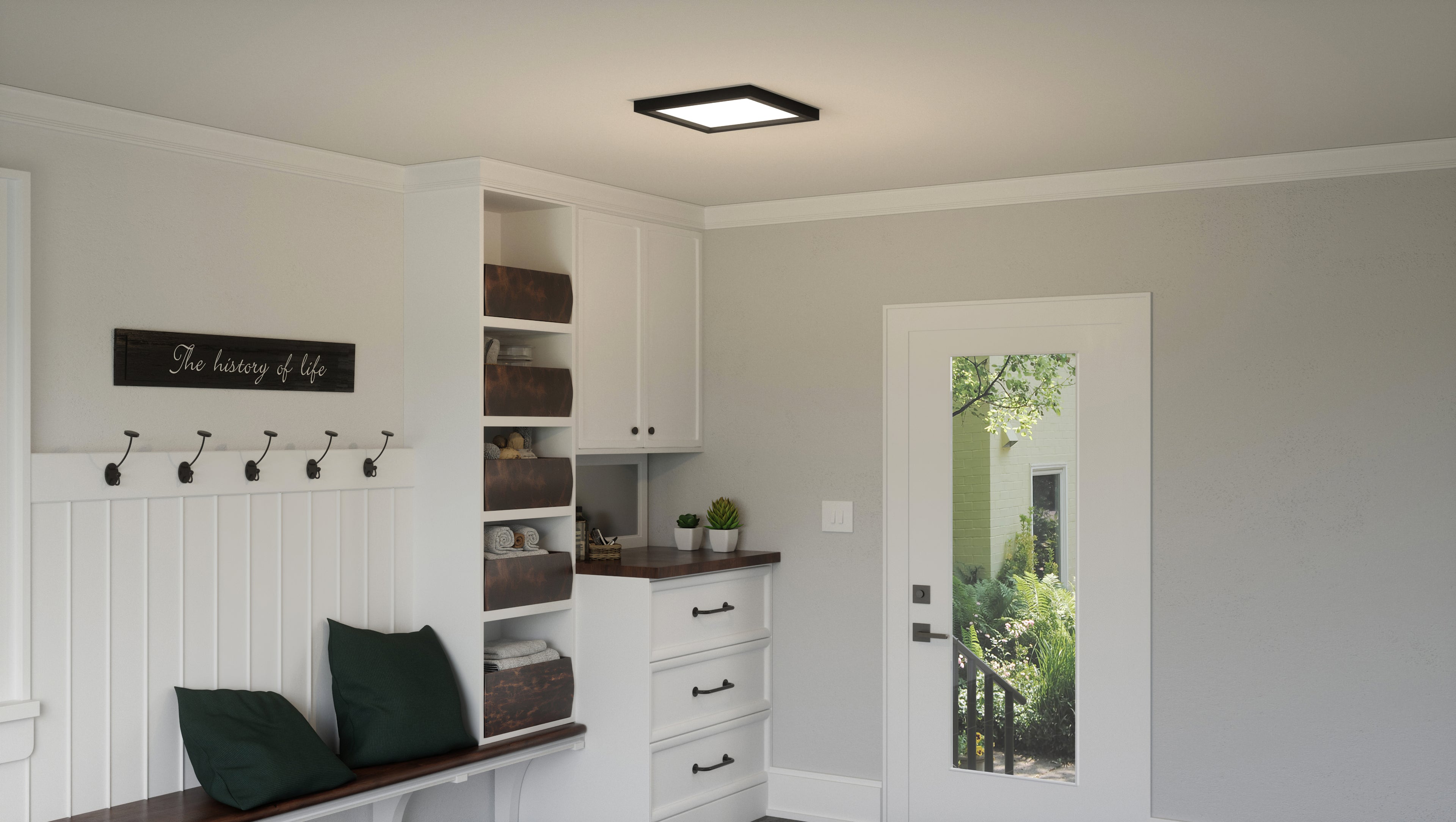 Outskirts Square Flush Mount