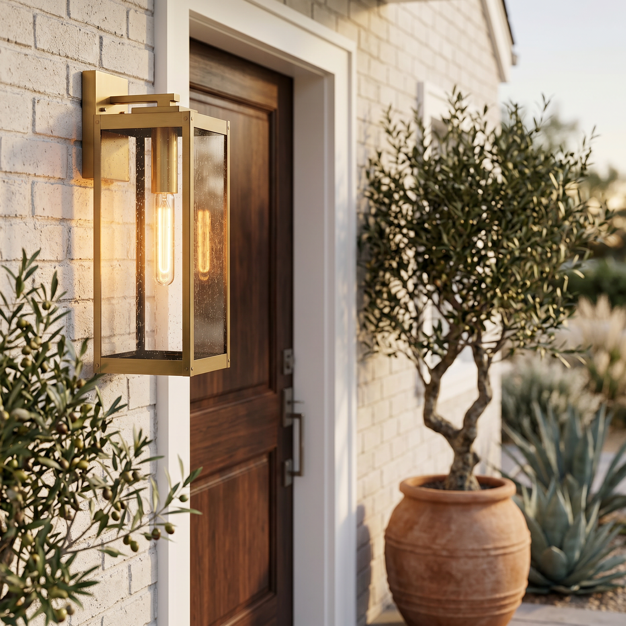 Westover Brass Wall Light