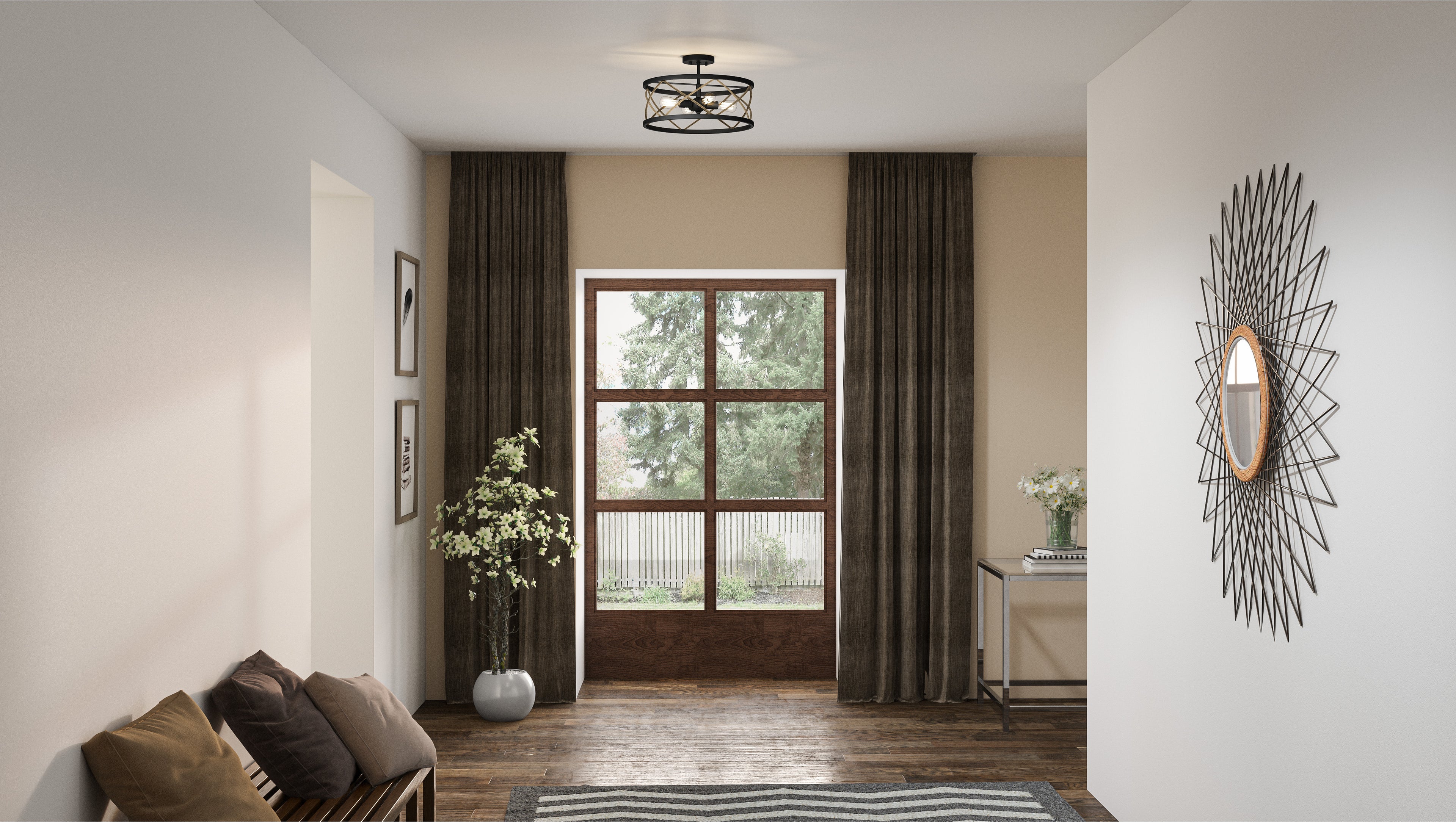 Cedar Park Semi-Flush