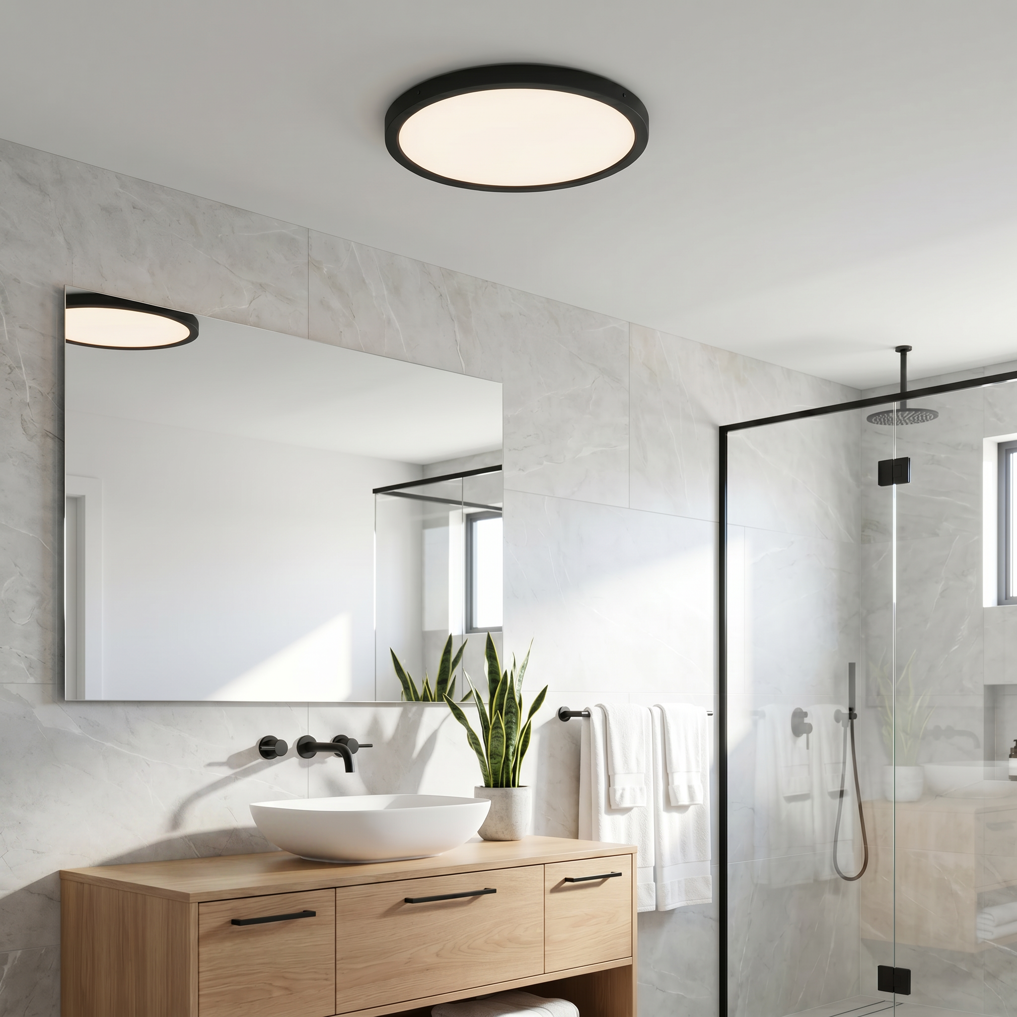 Outskirts Round Flush Mount