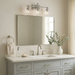 Nicholas Bath Light with Clear Glass