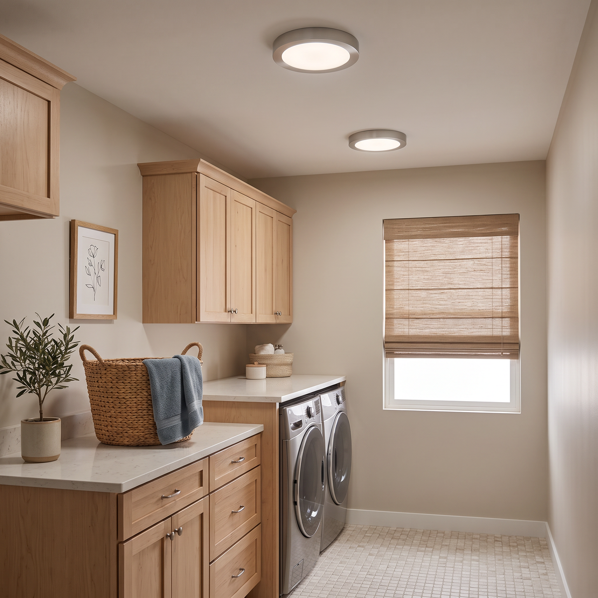 Outskirts Round Flush Mount