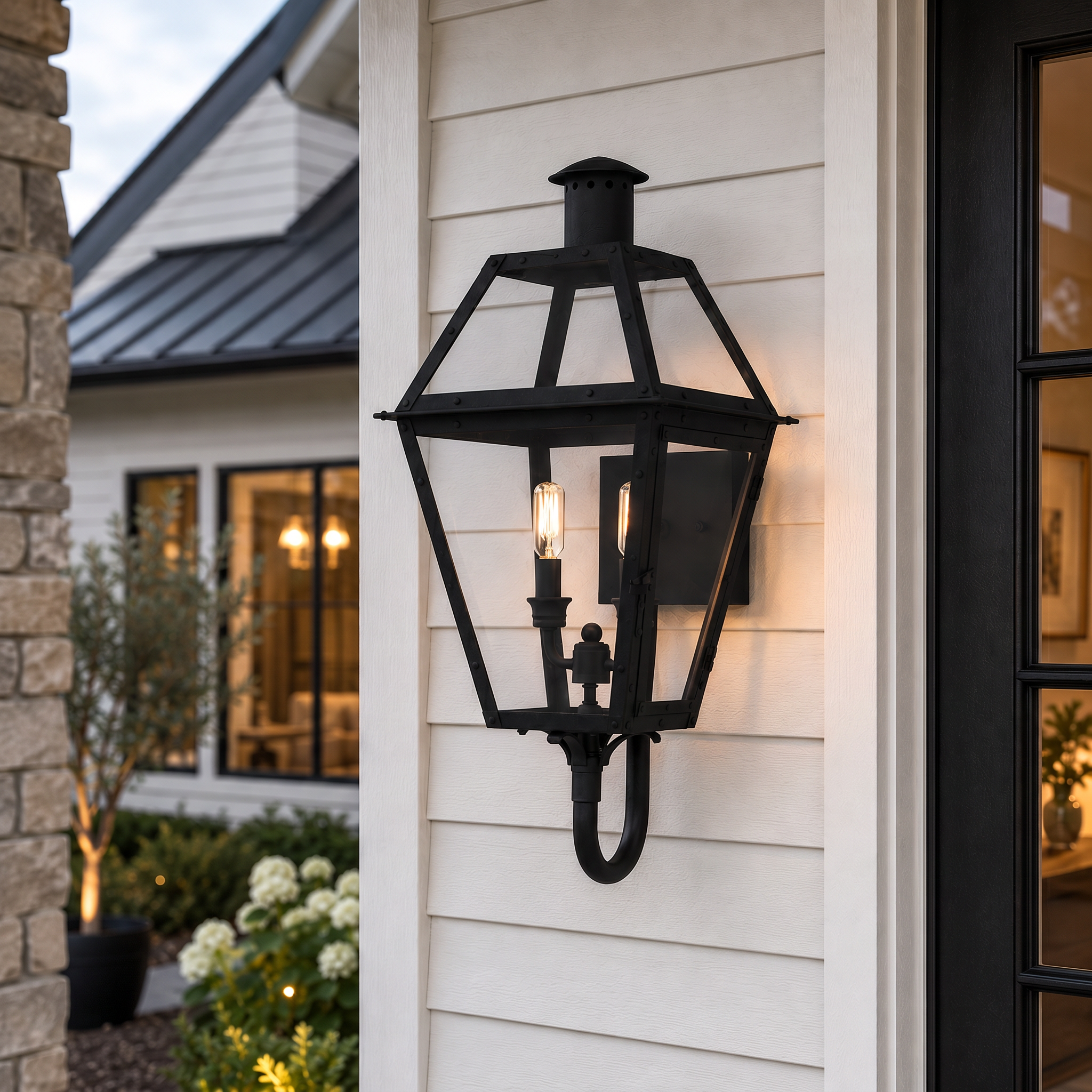 Rue De Royal Steel Wall Light