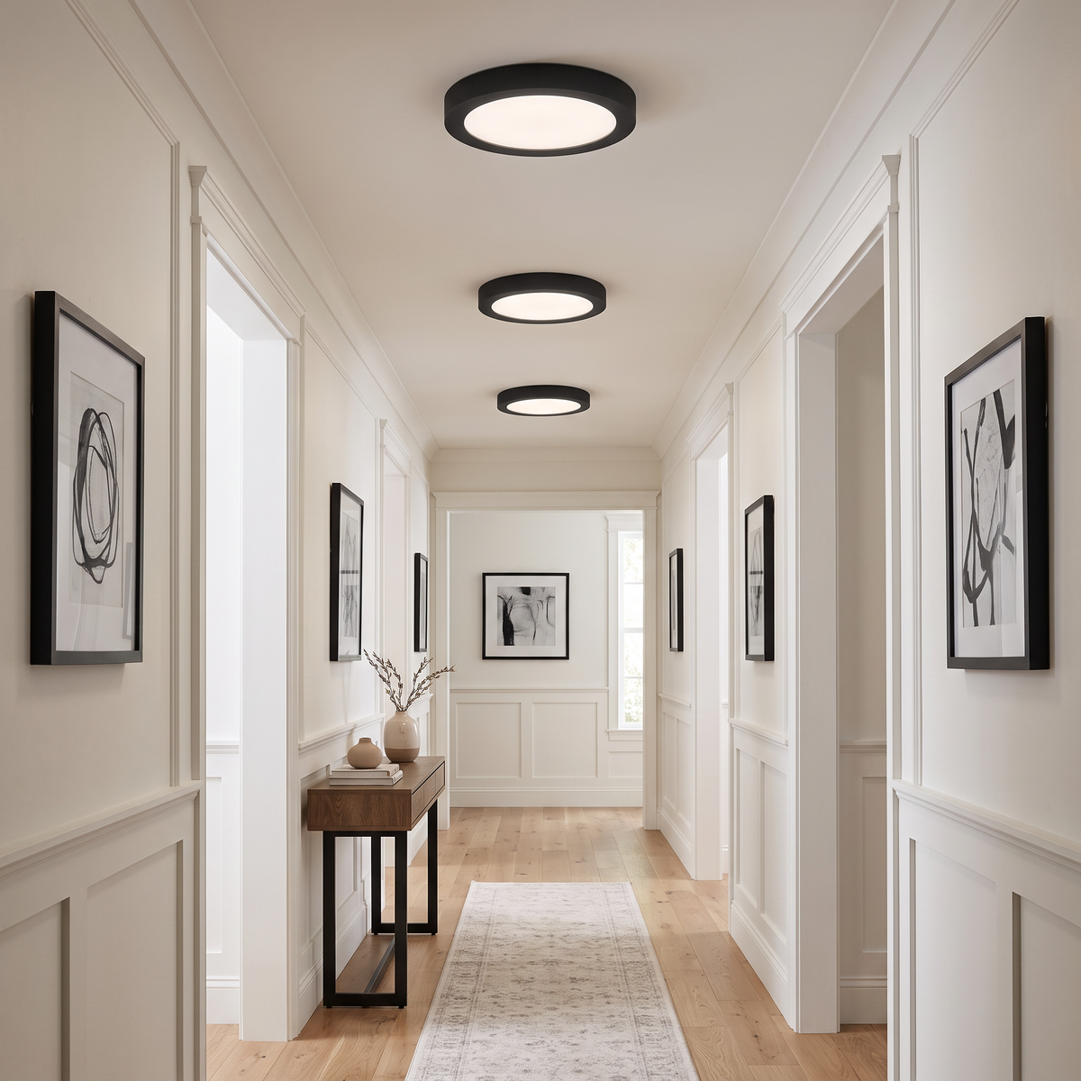 Outskirts Round Flush Mount