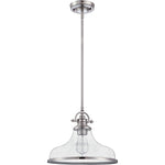 Grant Pendant with Clear Seeded Glass