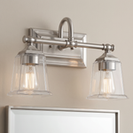 Nicholas Bath Light with Clear Glass