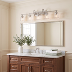 Nicholas Bath Light with Clear Glass