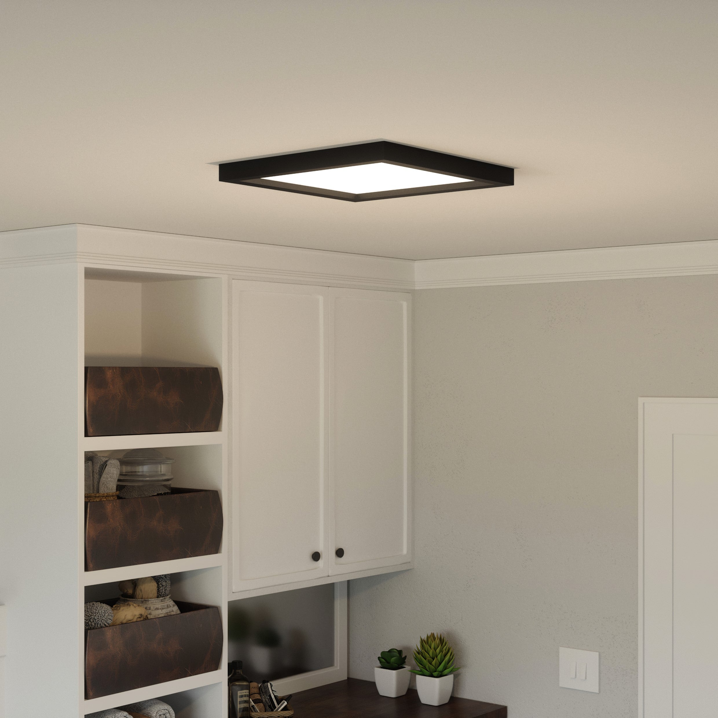 Outskirts Square Flush Mount