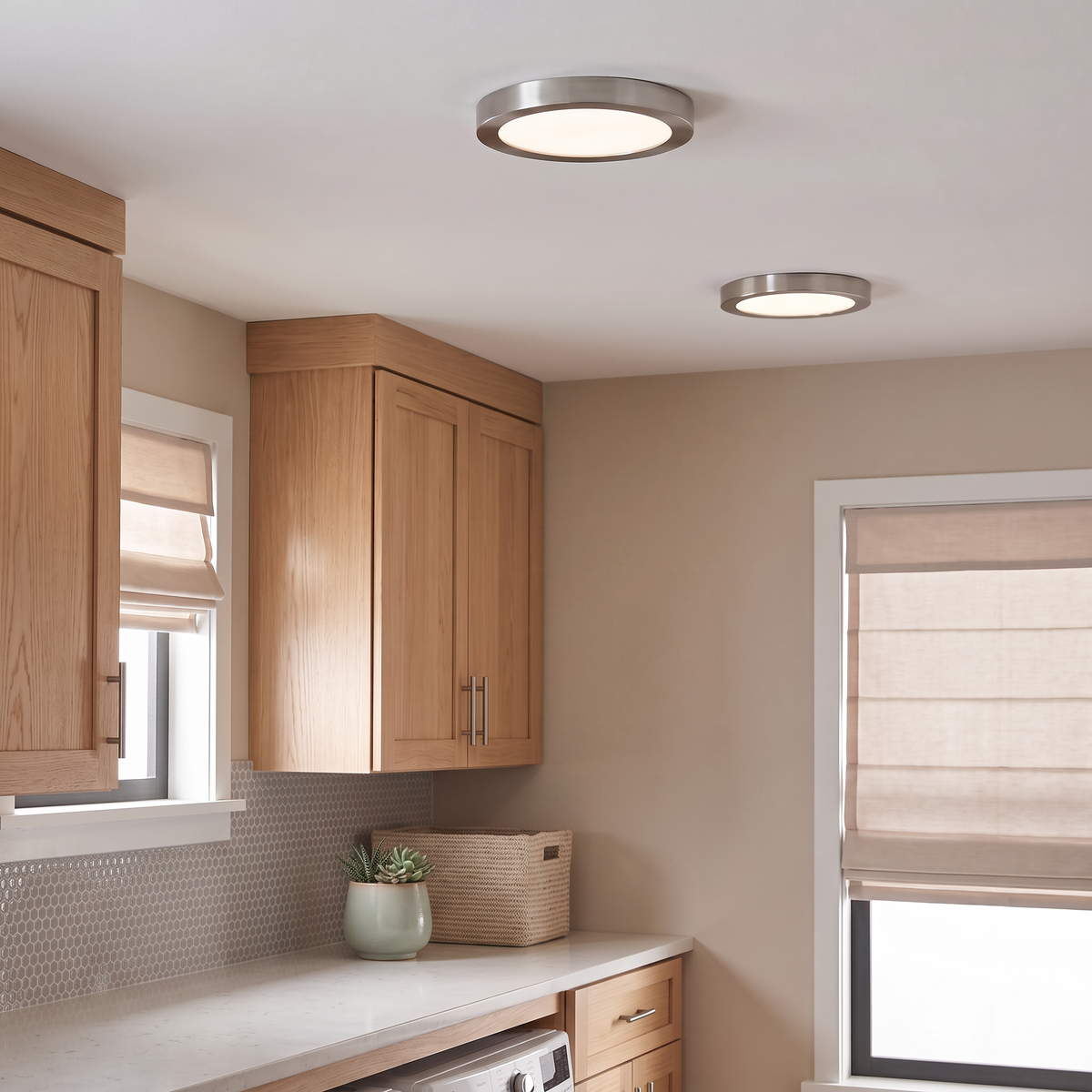 Outskirts Round Flush Mount
