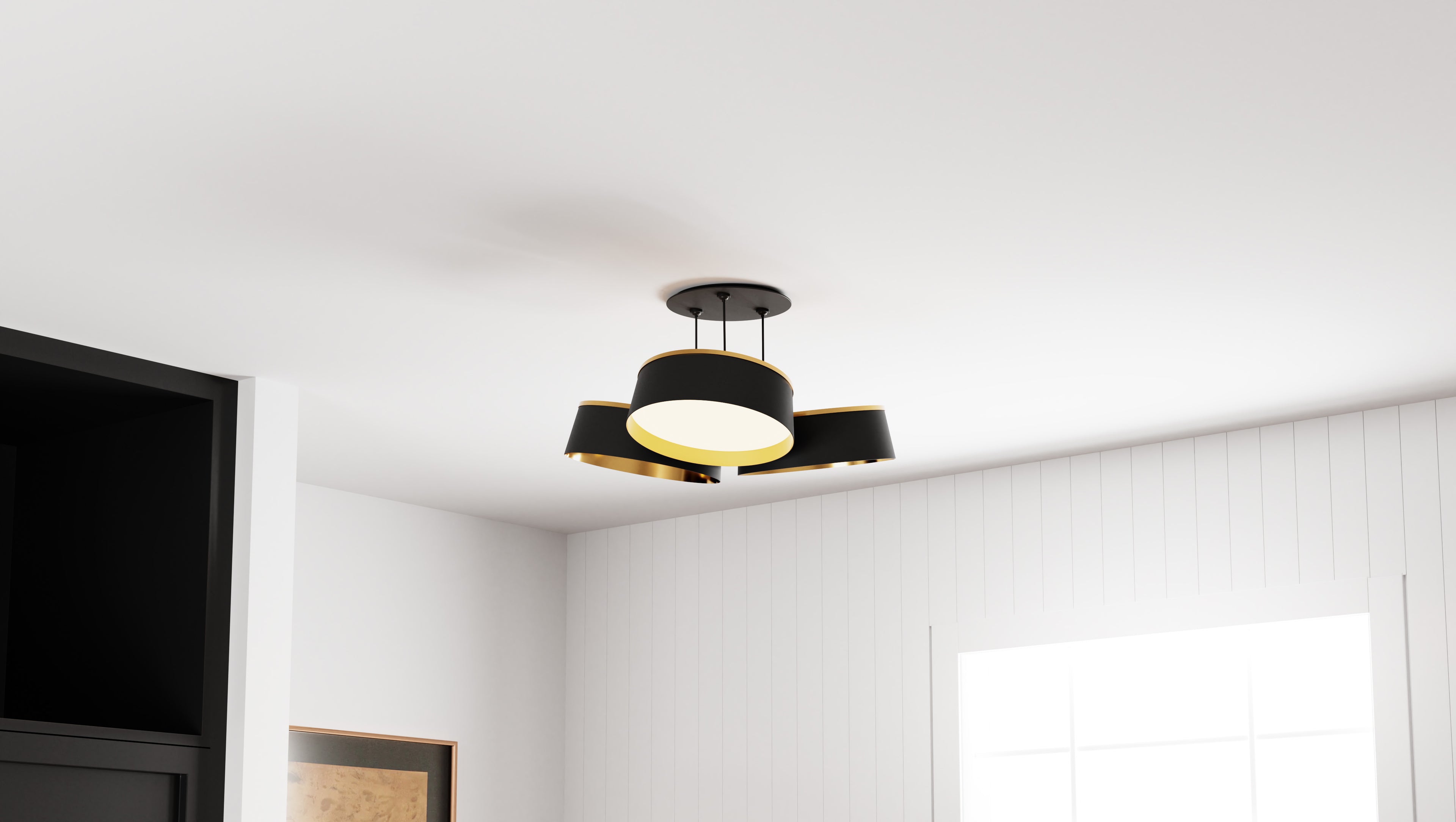 Byrnes Semi-Flush Mount
