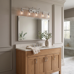 Nicholas Bath Light with Clear Glass