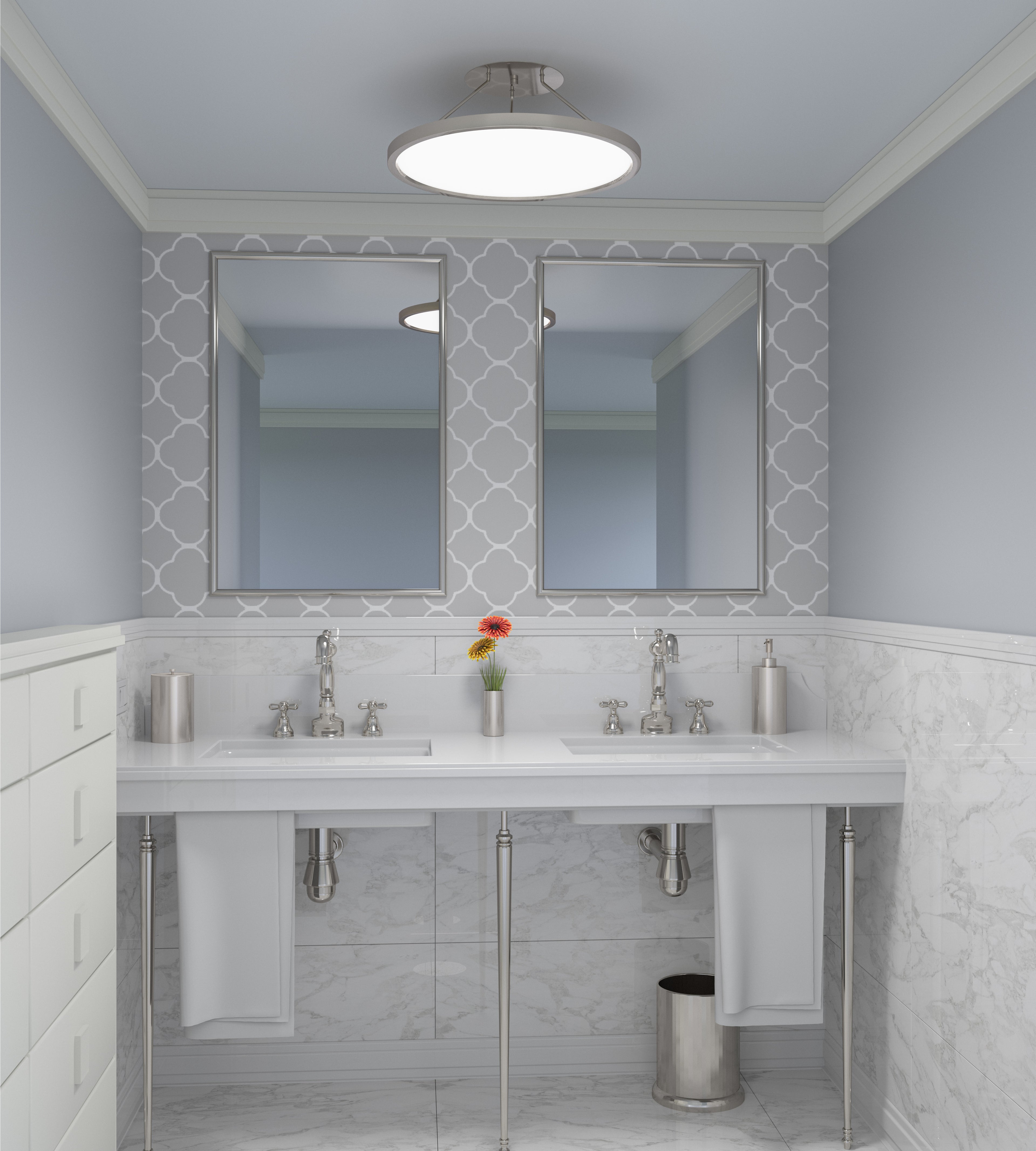 Outskirts Semi-Flush