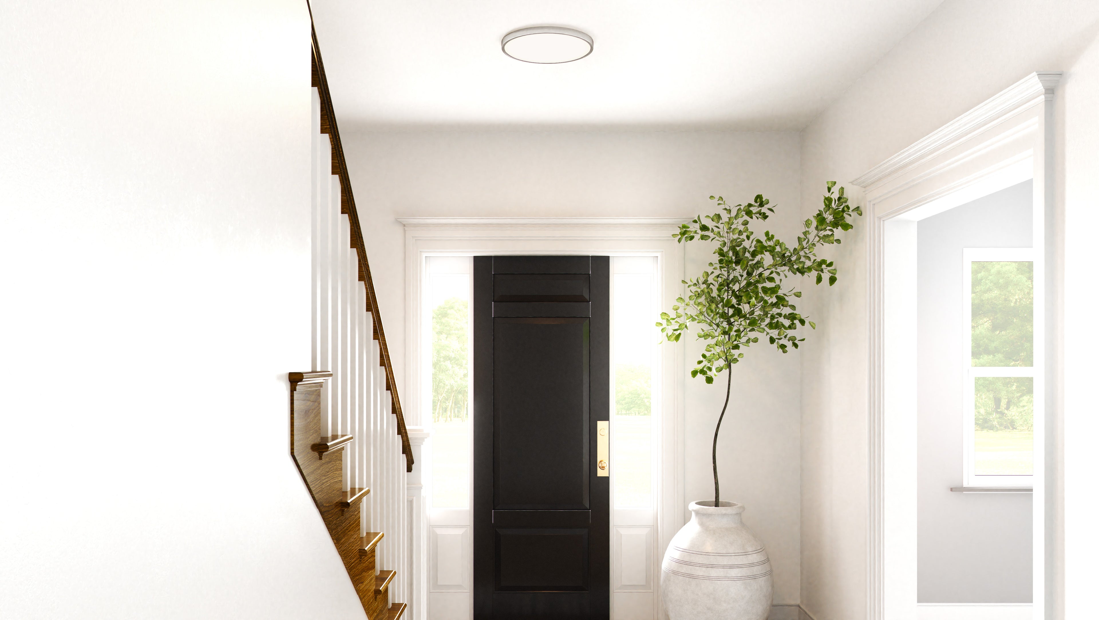 Outskirts Round Flush Mount