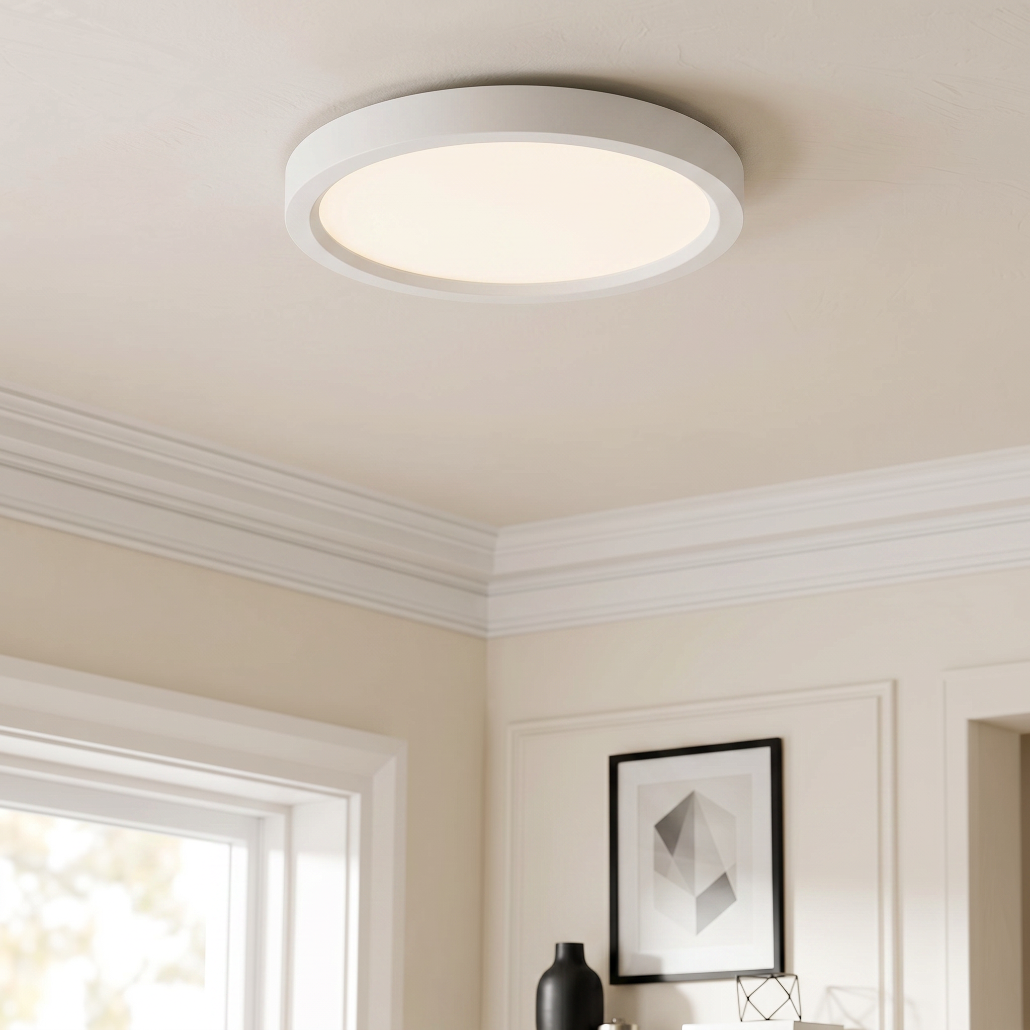 Outskirts Round Flush Mount