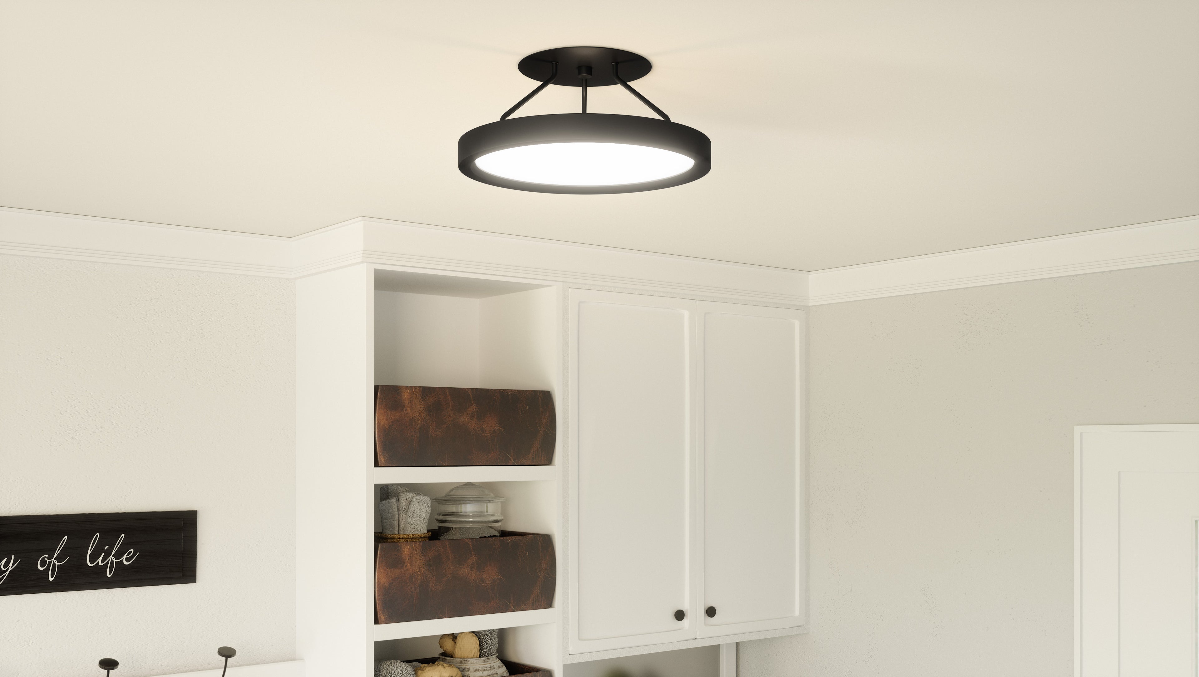 Outskirts Round Flush Mount