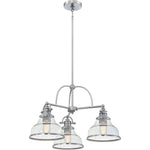 Grant Chandelier with Clear Seeded Glass