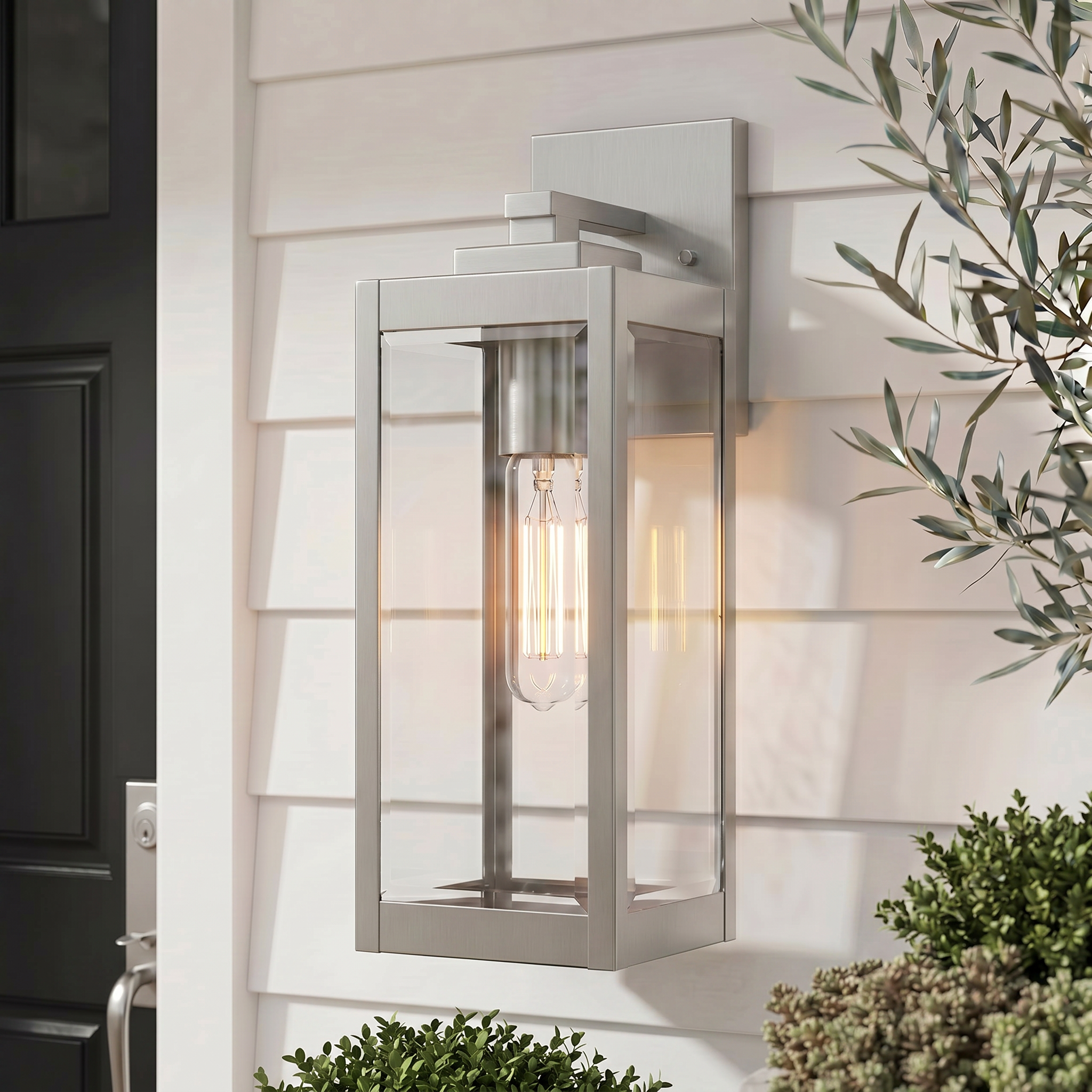 Westover Stainless Steel Wall Light