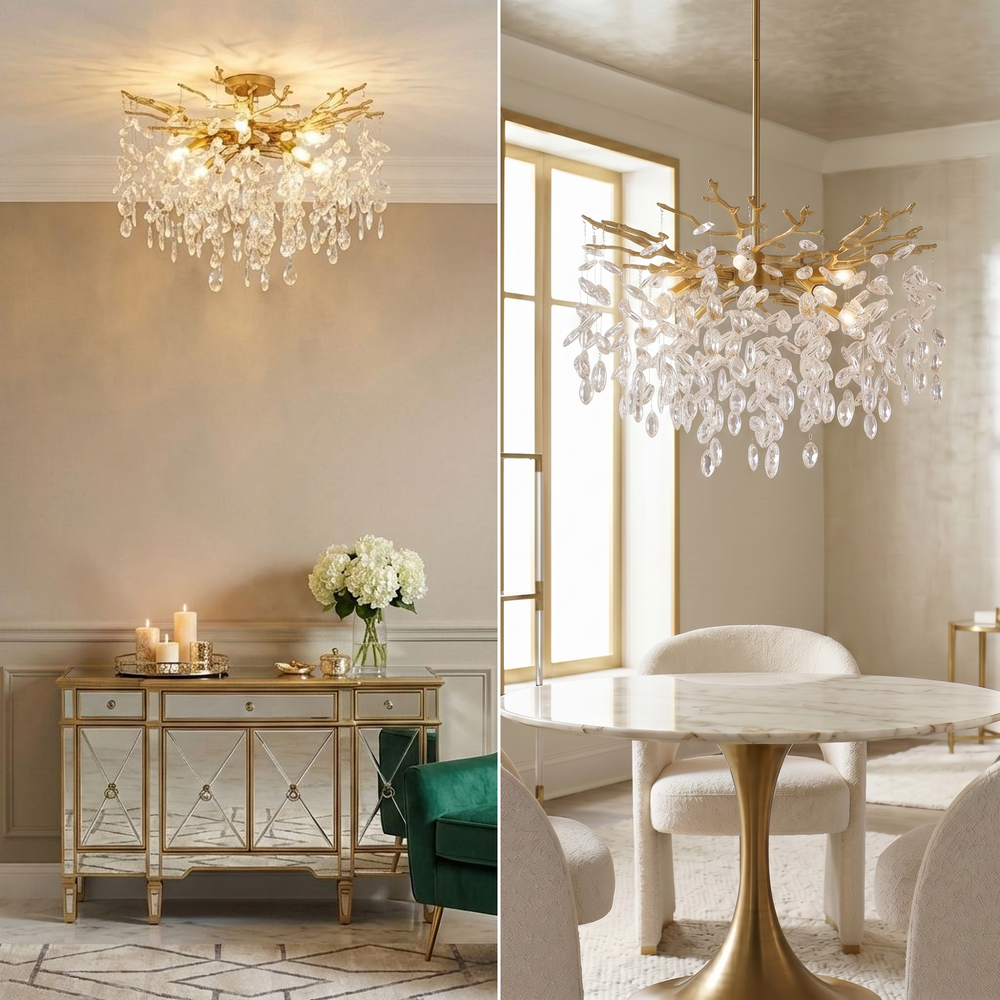 Isobel Convertible Semi-Flush Mount