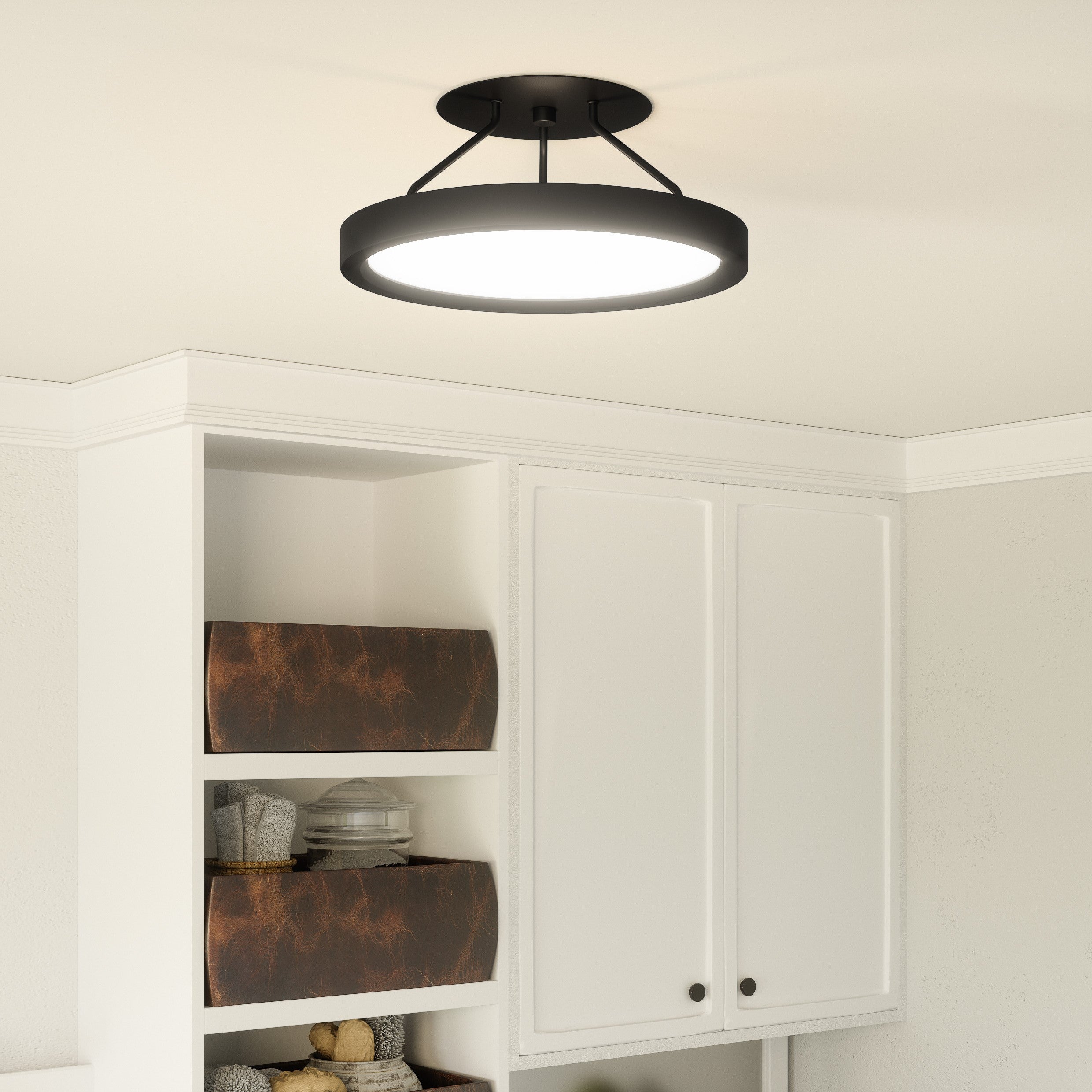 Outskirts Round Flush Mount