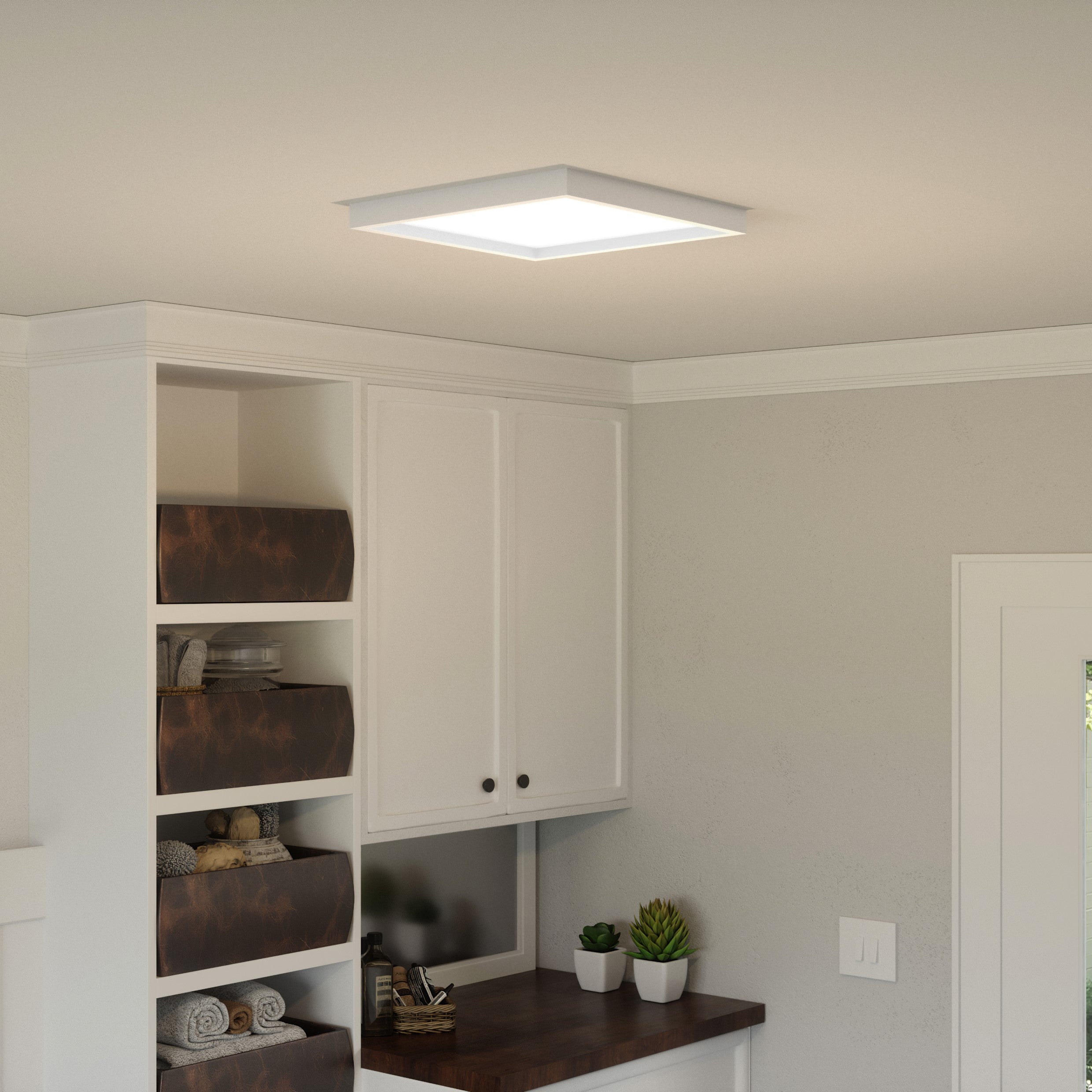 Outskirts Square Flush Mount