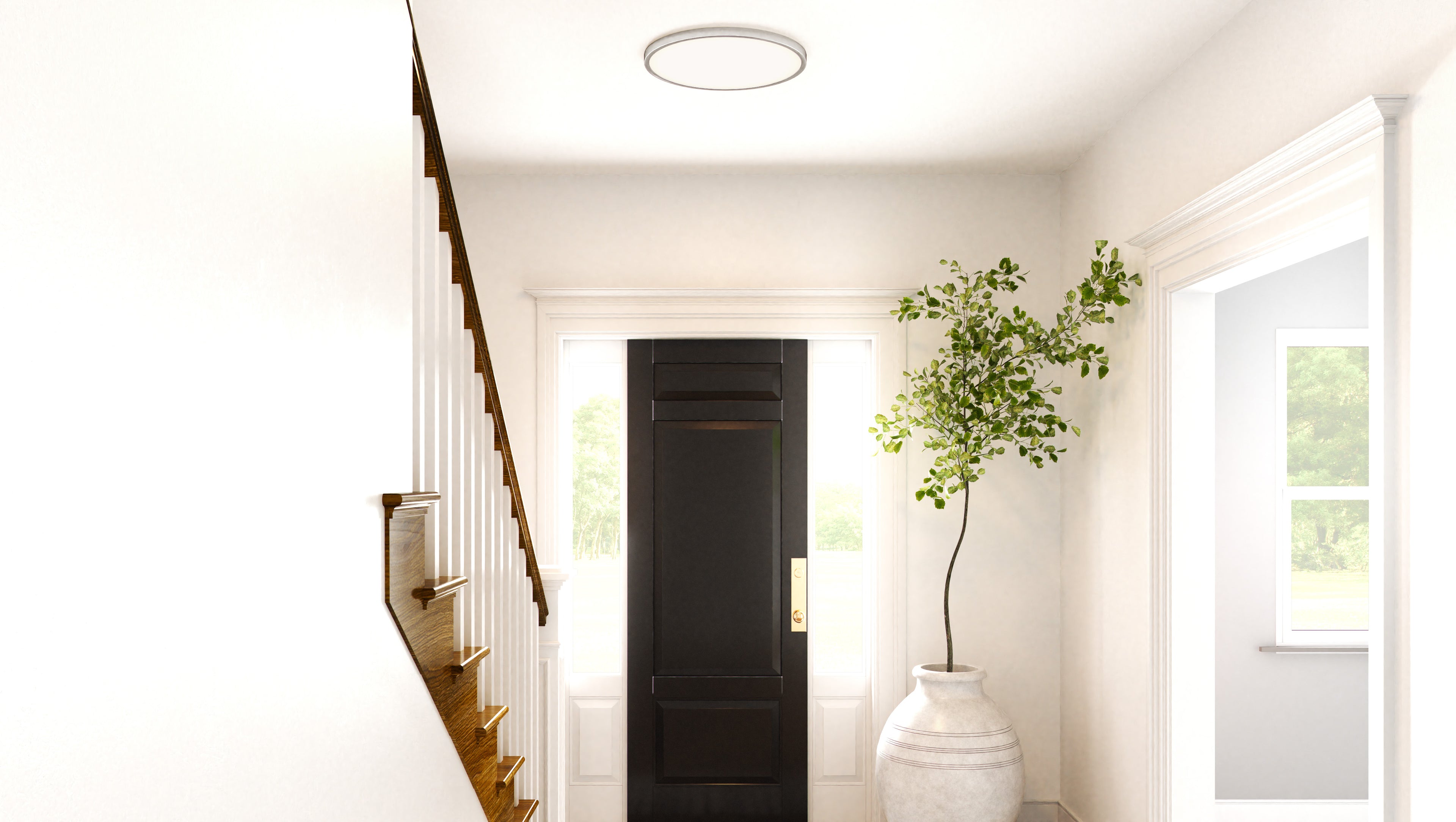 Outskirts Round Flush Mount