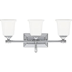 Nicholas Bath Light with Etched Glass