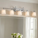 Nicholas Bath Light with Etched Glass