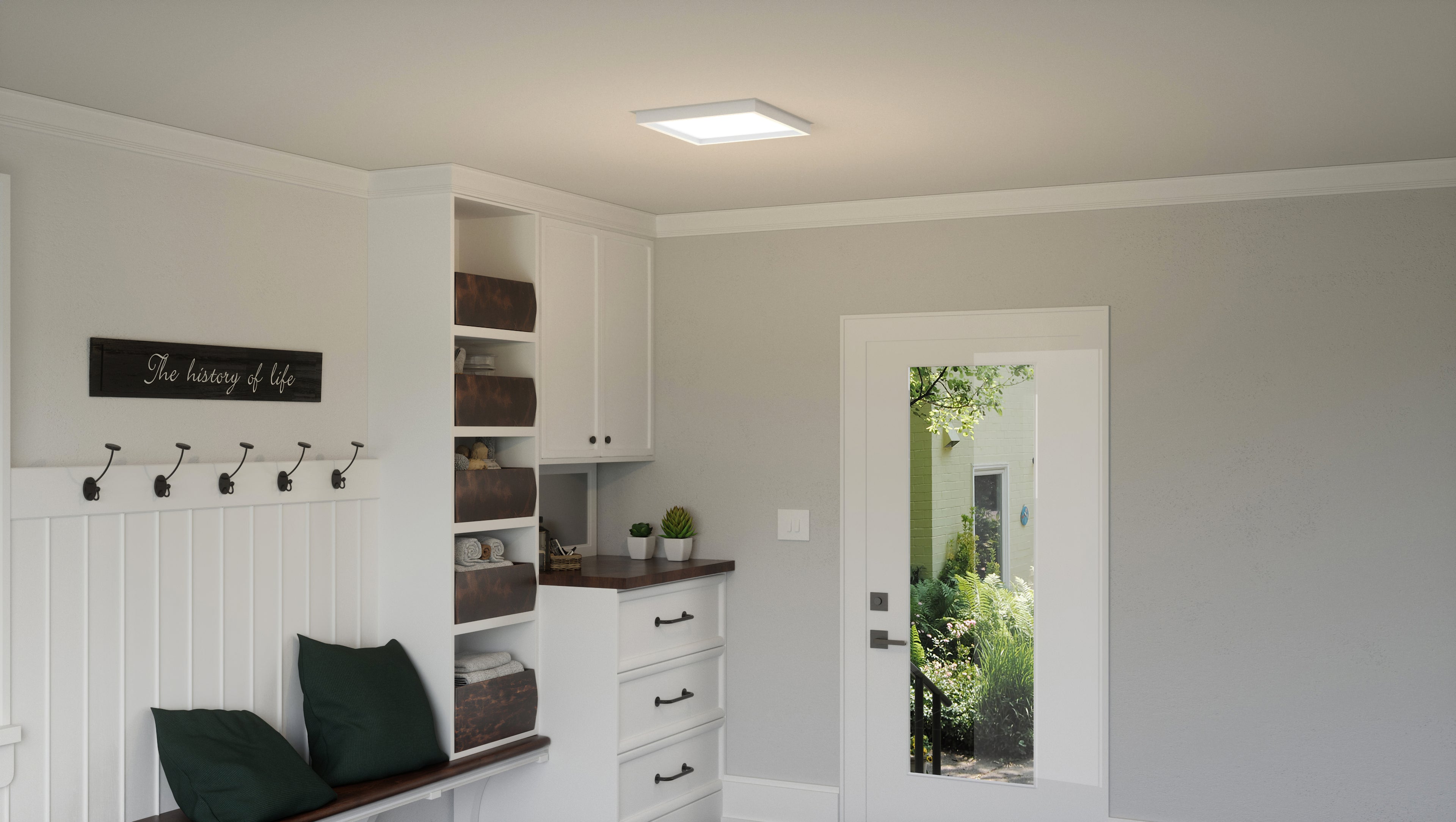 Outskirts Square Flush Mount