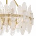 Abigail 4-Light Brushed Gold Semi-Flush Mount