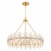 Abigail 6-Light Brushed Gold Pendant Light